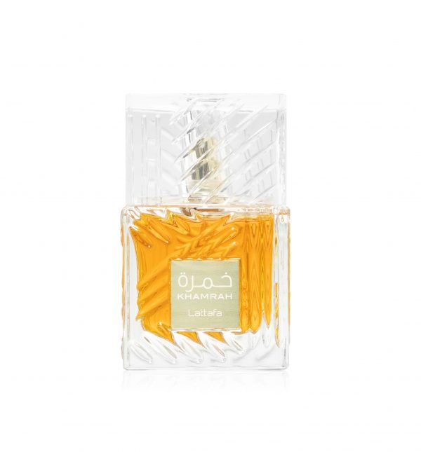 Plongez dans un monde de luxe et de décadence avec Khamrah, une création exquise de la parfumerie.